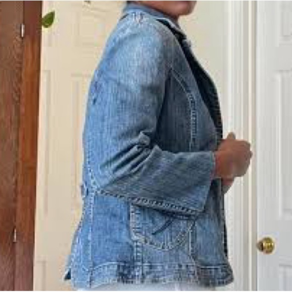 Y2K Mossimo Supply Company Denim Blazer Jacket